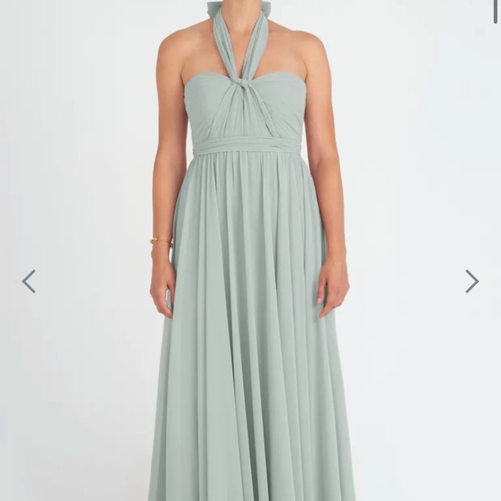Jenny Yoo Mira Convertible Ciel Blue Dress